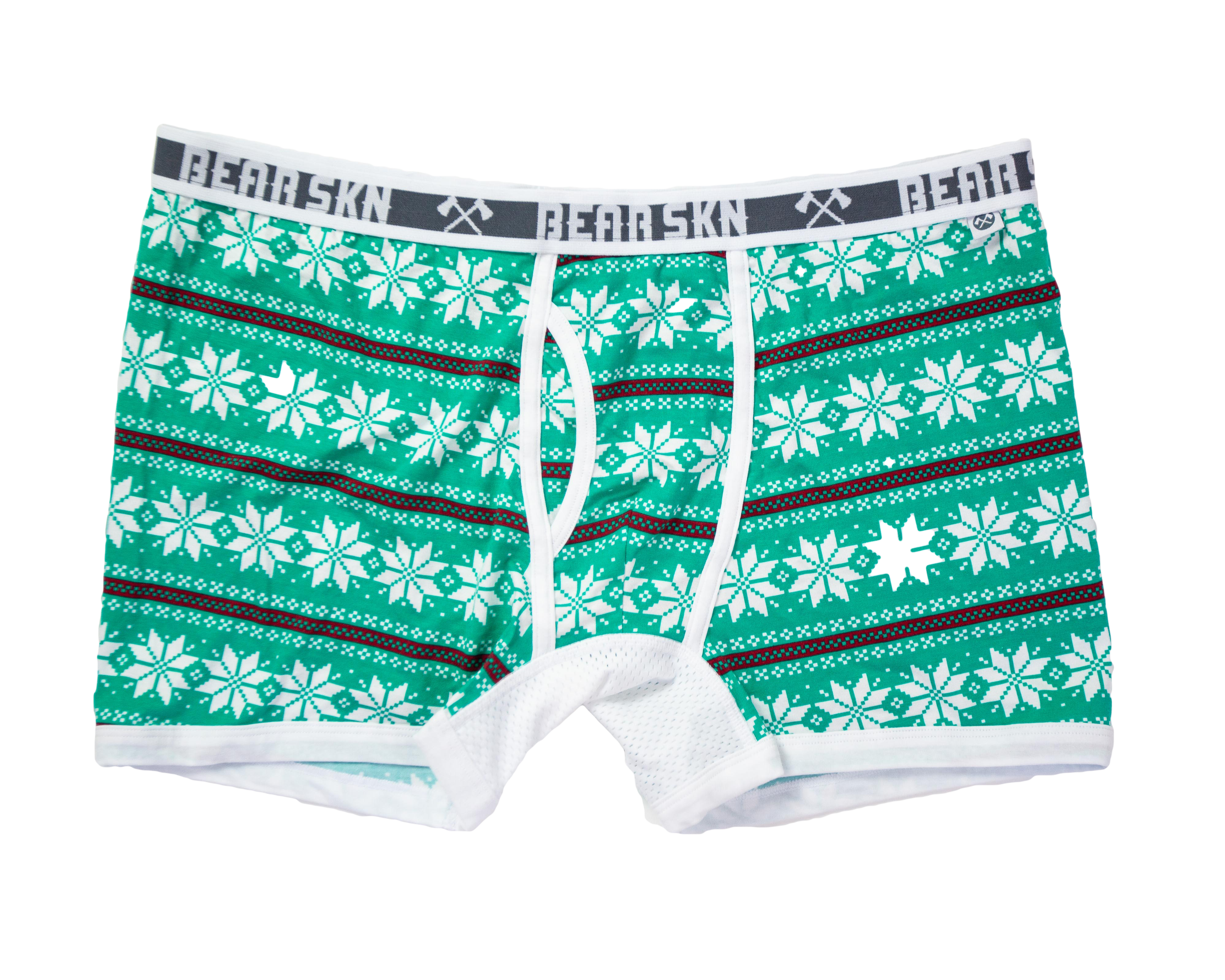 Bamboo Boxer Brief - Winter Green Sweater