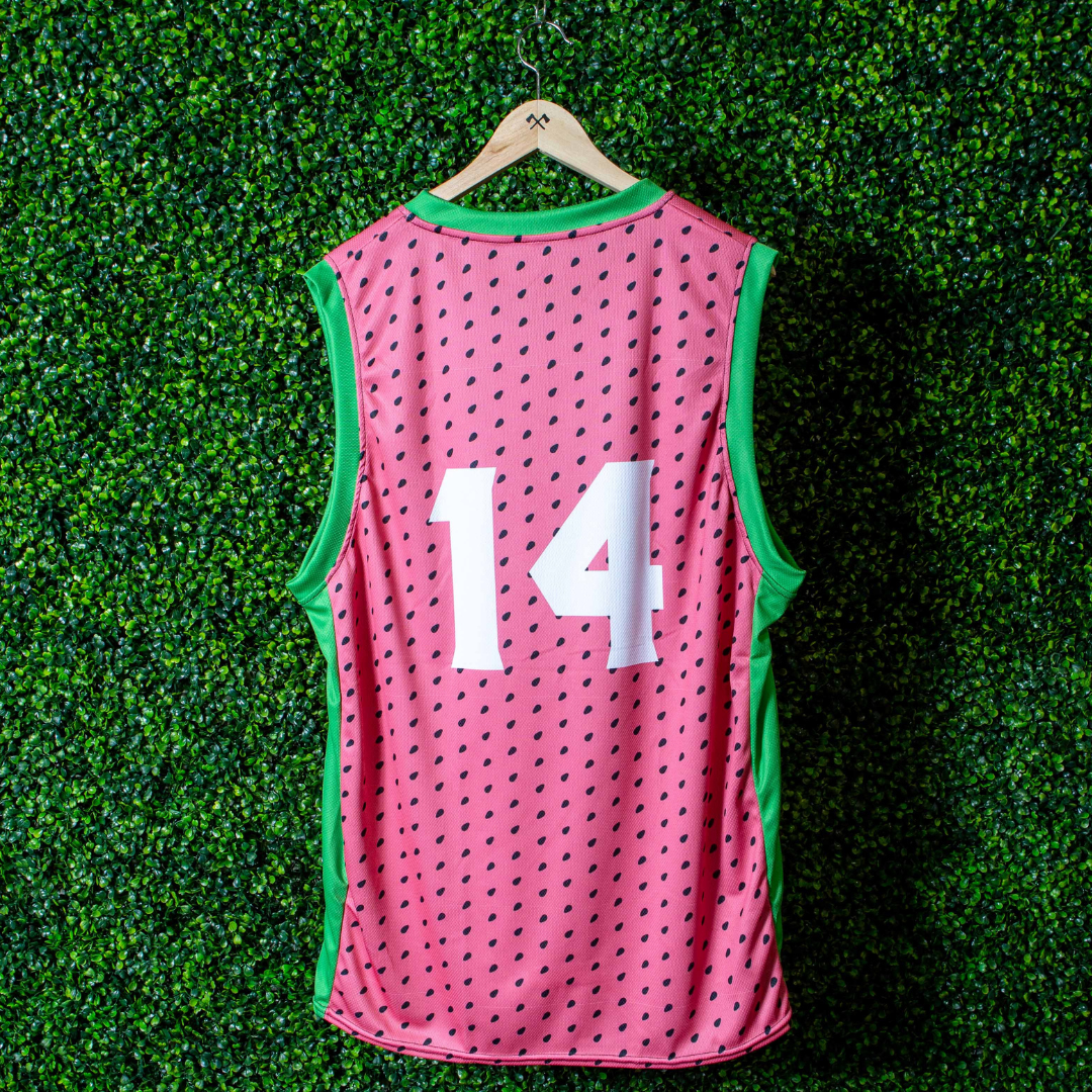 LIMITED Bear Skn All Over Print Jersey - Watermelon