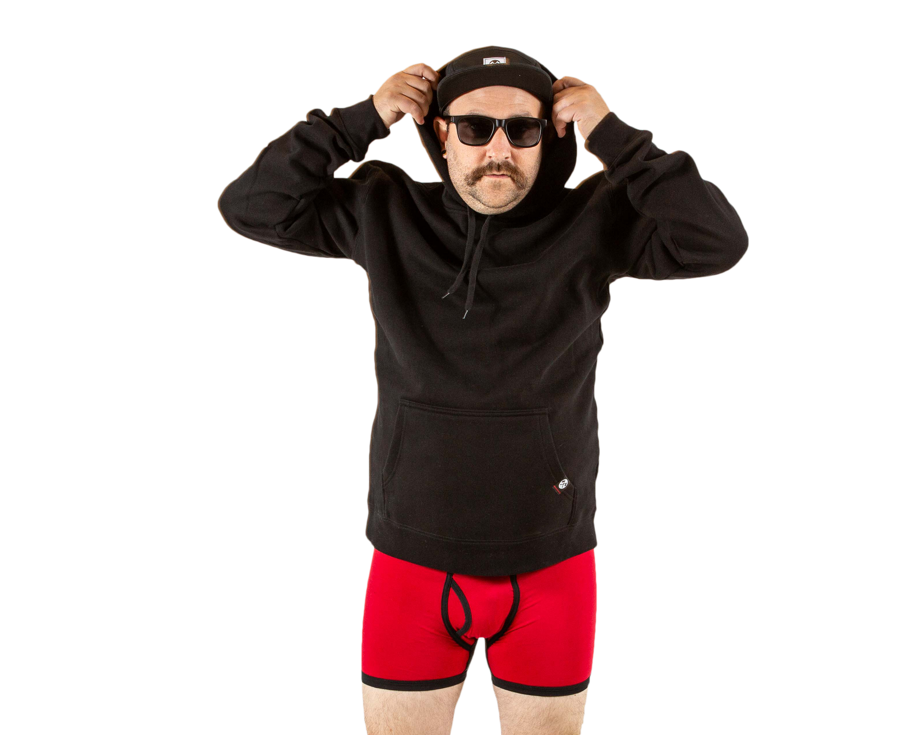 Hooded Sweatshirt- Black
